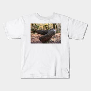 Money tree, Padley Gorge, Derbyshire Kids T-Shirt